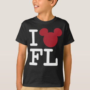 2 Sided I Love Mickey   Florida Family Vacation T-Shirt