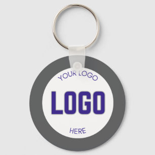 2 sided Logo on Clean Company Business  Keychain