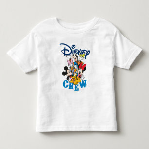 2 Sided Mickey & Friends Crew - Family Vacation Toddler T-shirt