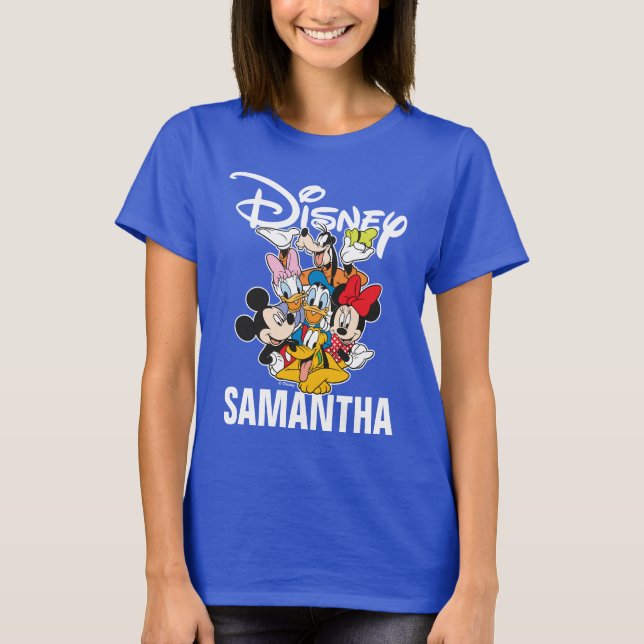 2 Sided Mickey & Friends - Family Vacation T-Shirt (Front)