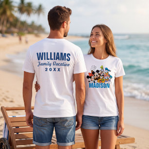 2 Sided Mickey & Friends - Family Vacation T-Shirt