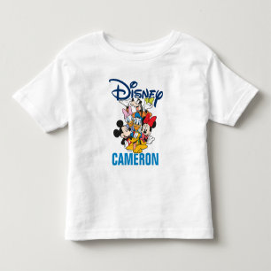 2 Sided Mickey & Friends - Family Vacation Toddler T-shirt