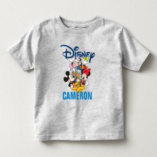 2 Sided Mickey & Friends - Family Vacation Toddler T-shirt