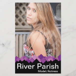 2 sided Model Headshot Cards Models Actors