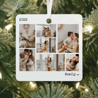 2-Sided Photo Christmas Ornament