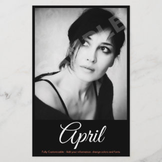 2 sided Photo Model Actor Comp Zed Card 