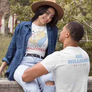 2-Sided Princess Belle & Beast   Just Married T-Shirt