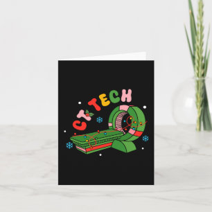 (2 Sided) Santa's Favorite Ct Tech Christmas Techn Card