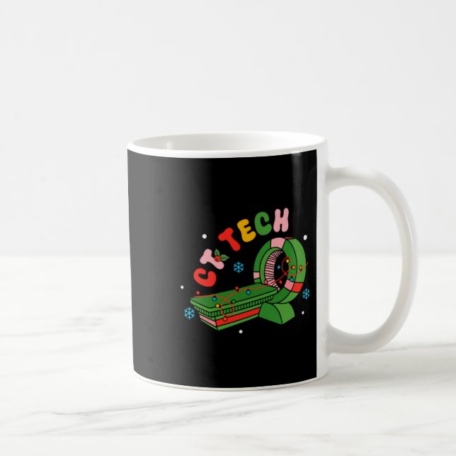 (2 Sided) Santa's Favorite Ct Tech Christmas Techn Coffee Mug (Right)