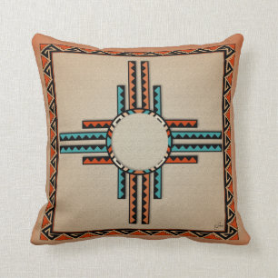 2-Sided Southwestern Design Throw Pillow