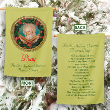 2-sided St. Andrew Christmas Novena Prayer