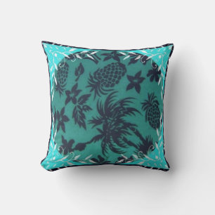 2 sided Tropical print Throw Pillow