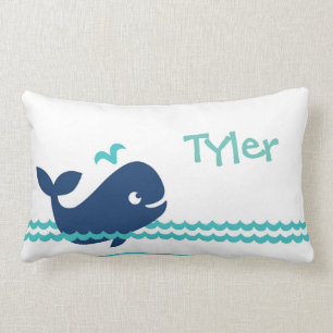 2 Sided Whale Pillow