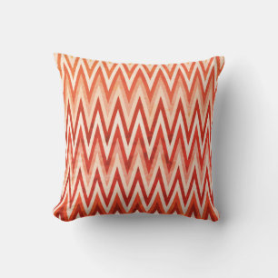 2 Sides 2 Colours Rustic Fall Colour Chevron Patte Outdoor Pillow