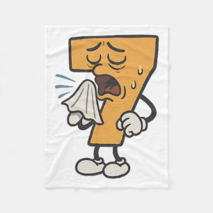 (2 Sides) Funny Sick Seven 67 Costume For Trending Fleece Blanket