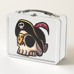 2 Skulls Lunch Box