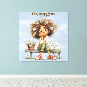 #2 Special Mom (Keepsake) Canvas Print