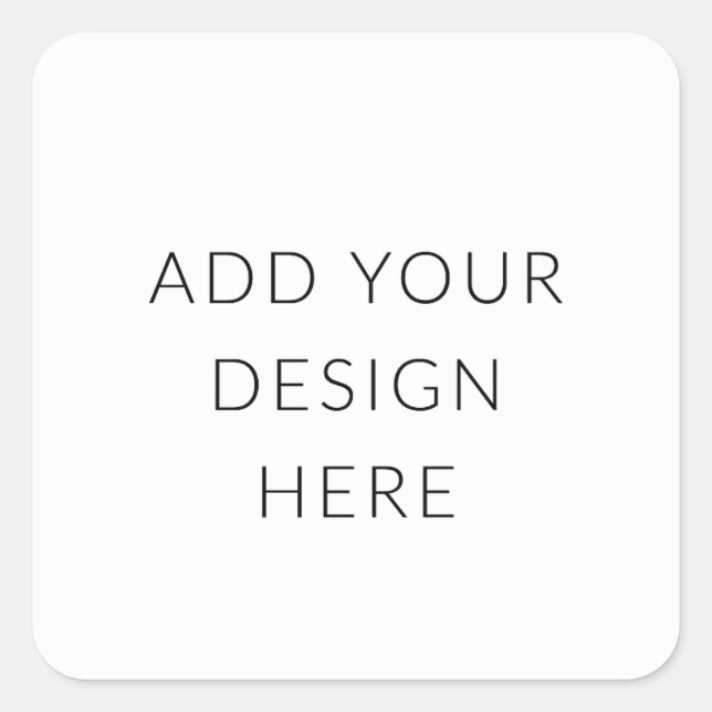 2" Square Sticker Printing (Front)