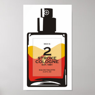 "2 Stroke Cologne" Sledders.com Affiche