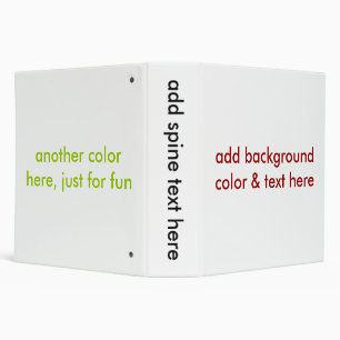 2" three-ring binders easy template
