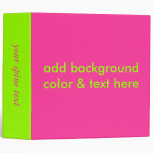 2" three-ring binders easy template