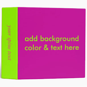 2" three-ring binders easy template