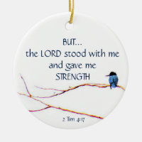 2 Tim 4:17 Lord Stood with Me Gave Me Strength Ce
