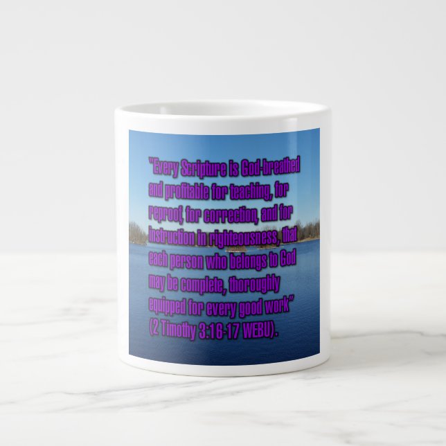 2 Timothée 3:16-17 WEBU Mug (Devant)
