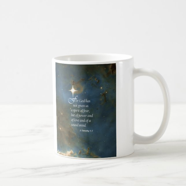 2 Timothy 1:7 Coffee Mug (Right)