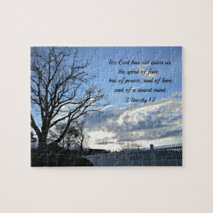 2 Timothy 1:7 For God has not given us the spirit Jigsaw Puzzle