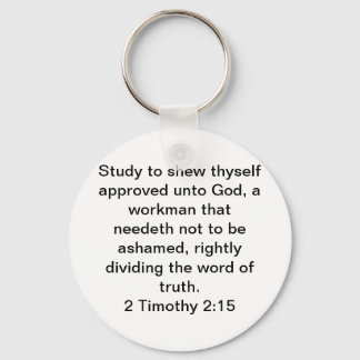 2 Timothy 2:15 Keychain