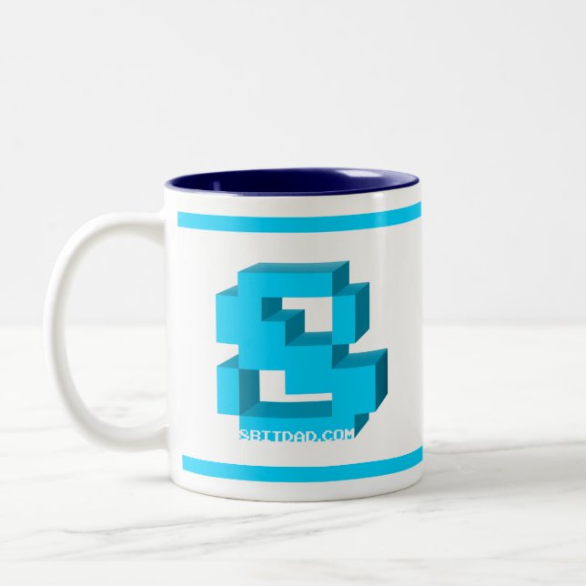 2-Tone Deluxe 8-Bit Mug (Left)