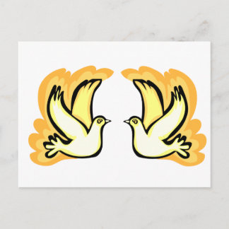 2 Turtle Doves Postcard