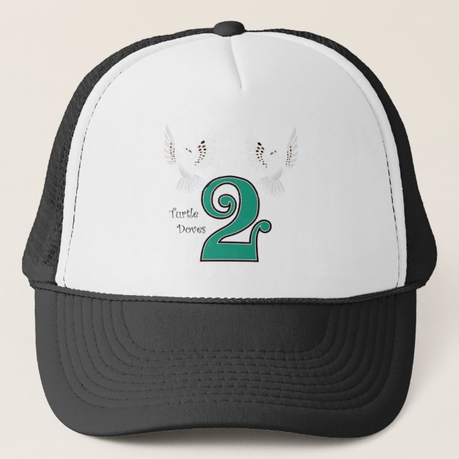 2 Turtle Doves Trucker Hat (Front)