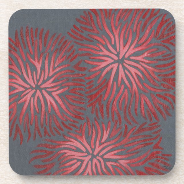 2-Up Dianthus II Coaster (Front)