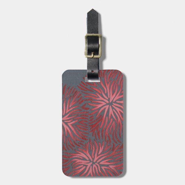2-Up Dianthus II Luggage Tag (Front Vertical)
