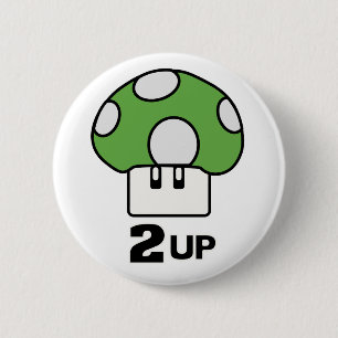 2 Up mushroom Button