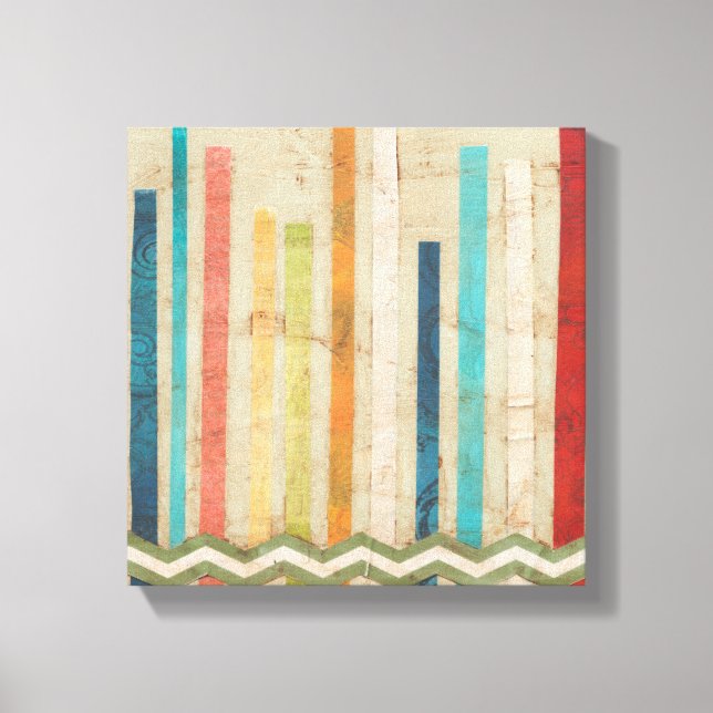 2-Up Paper Fences IV Canvas Print (Front)