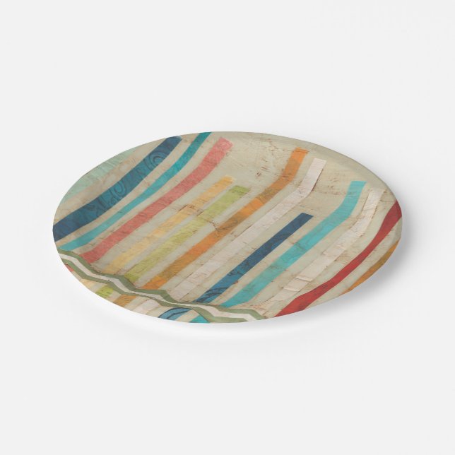 2-Up Paper Fences IV Paper Plate (Angled)