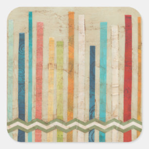 2-Up Paper Fences IV Square Sticker