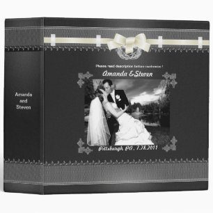 2" Wedding Photo Album Template Planer Binder
