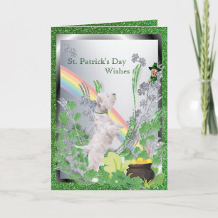 2. Westie Puppy Number Two Health Luck Happiness Card