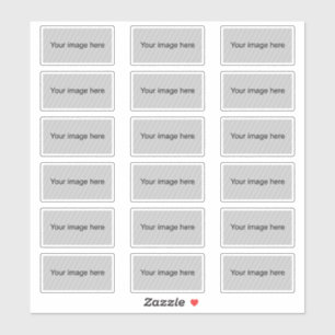 2" wide stickers - 18 sticker sheet 