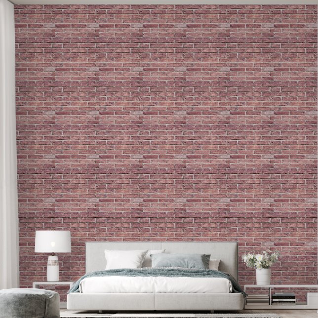 2' x 12' Brick Patterned Textured Vinyl  Wallpaper (Bedroom)