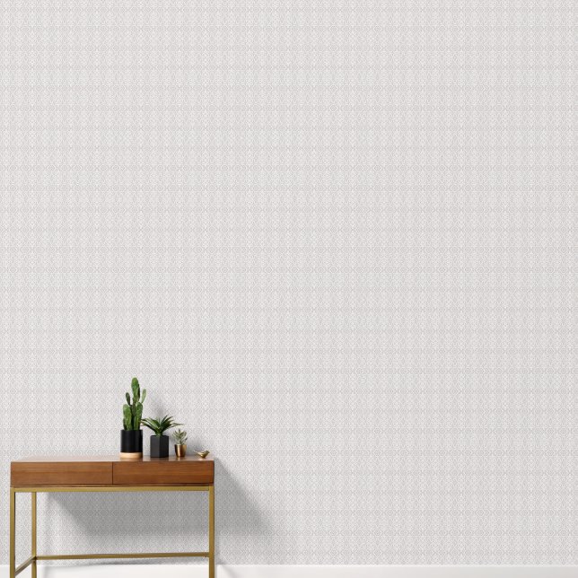 2' x 12' Digital Damask Textured Vinyl Wallpaper (Hallway)