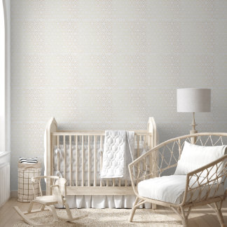 2' x 12' Golden Diamond Patterned Textured Vinyl Wallpaper
