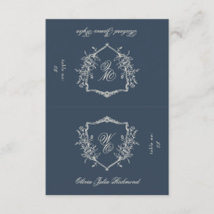 2 x Cut in Half DIY Crest Flat Place Cards