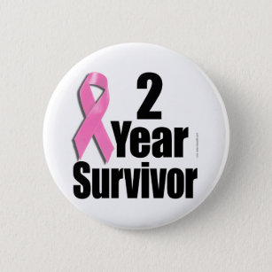2 Year Breast Cancer Survivor 2 Inch Round Button