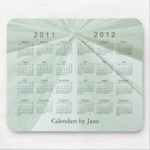 2 Year Calendar 2011 - 2012 Mouse Pad