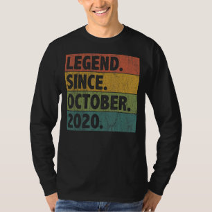 2 Year Old  Legend Since October 2020 2nd Birthday T-Shirt